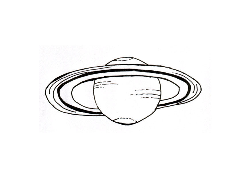 planet Målarbild planet