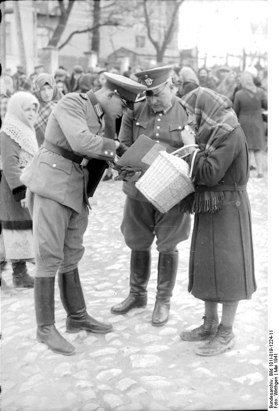 polen - kontroll av judar Foto polen - kontroll av judar