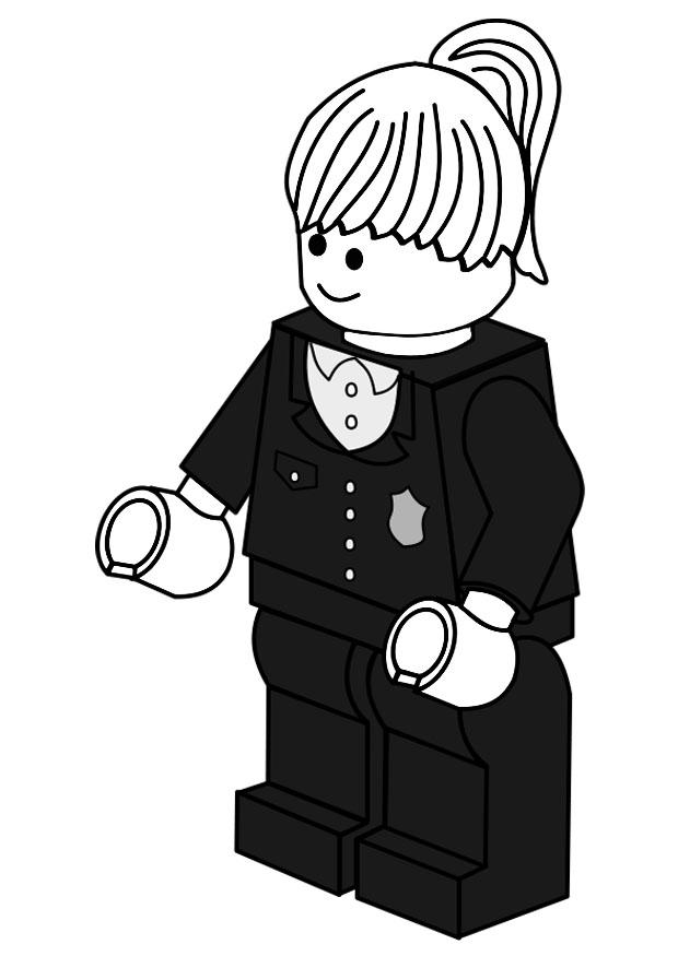 polis Målarbild polis