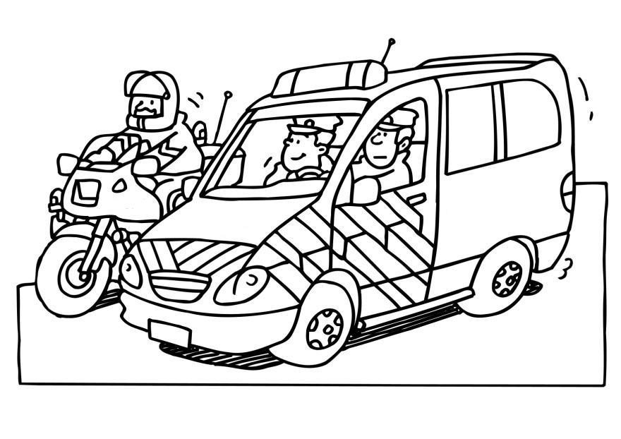 polismA¤n Målarbild polismA¤n