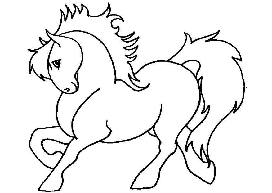 ponny Målarbild ponny