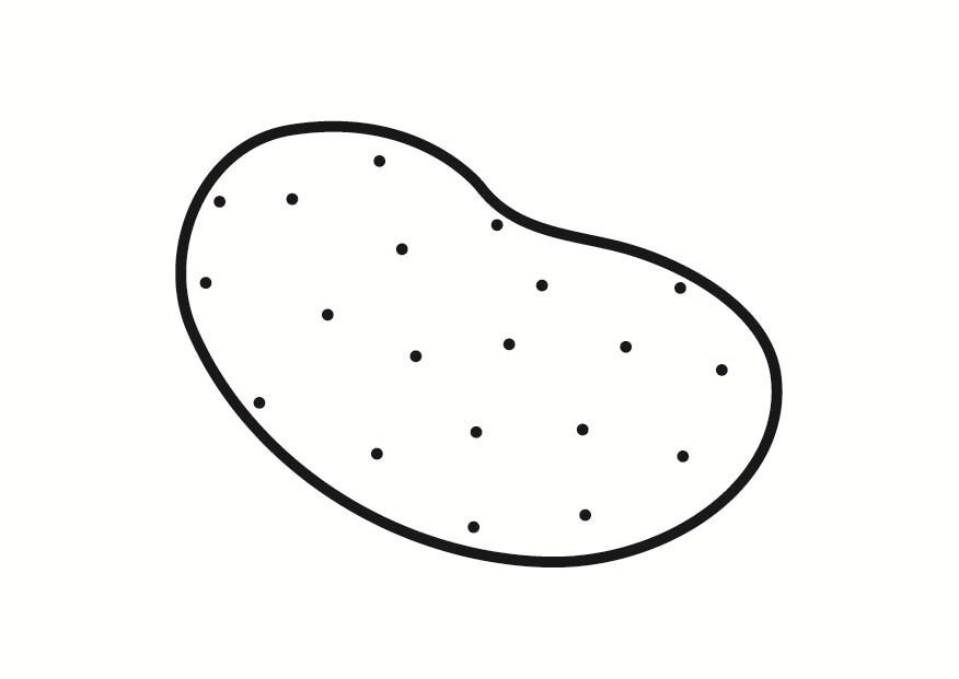 potatis Målarbild potatis