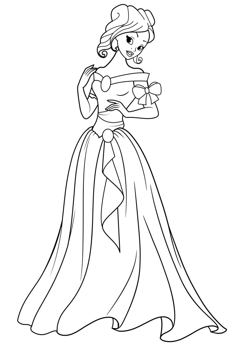prinsessa Målarbild prinsessa