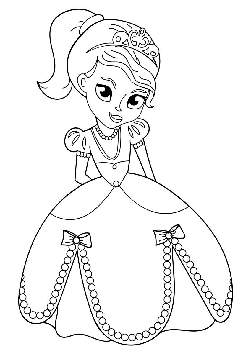prinsessa Målarbild prinsessa