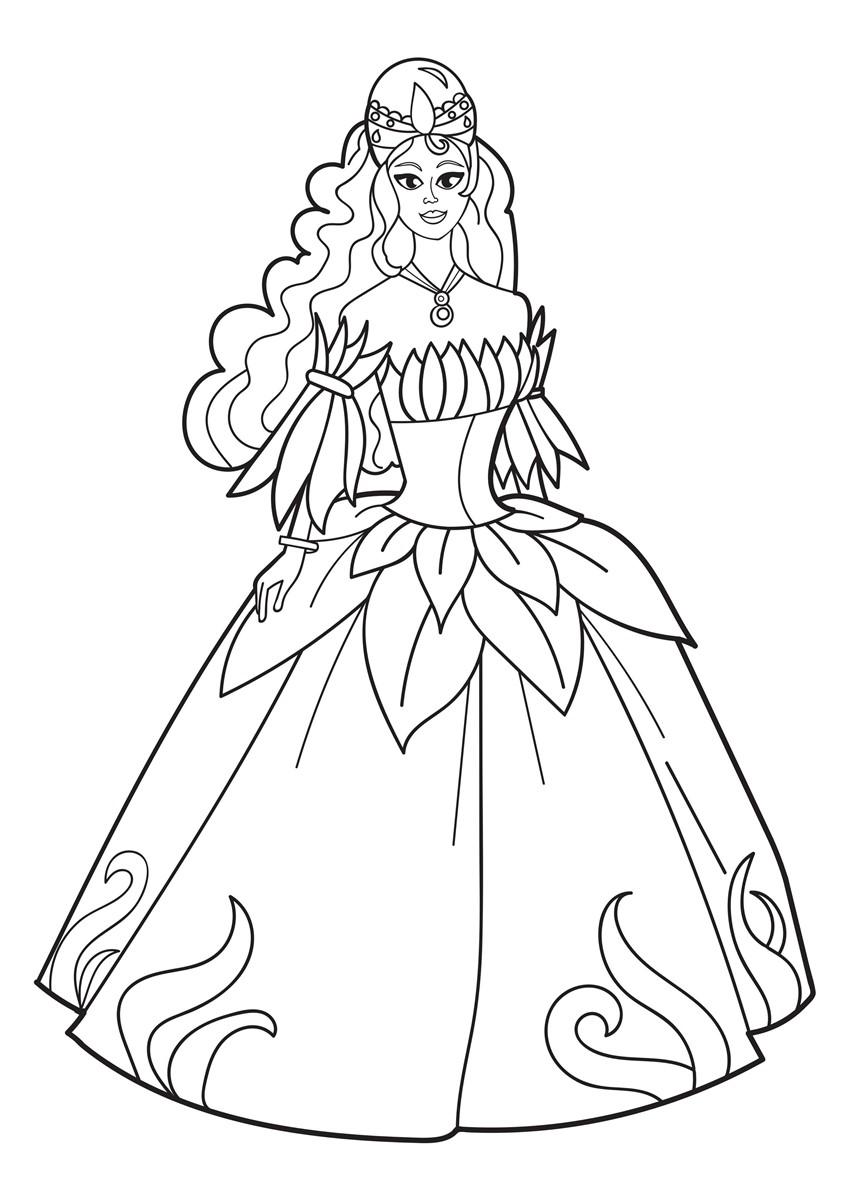 Målarbild prinsessa pA¥ fest