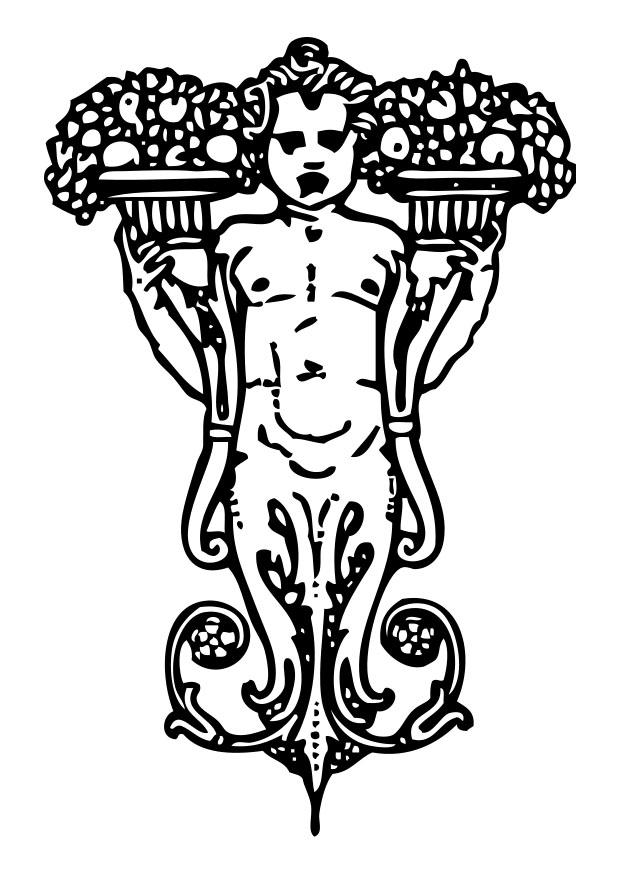 prydnad Målarbild prydnad
