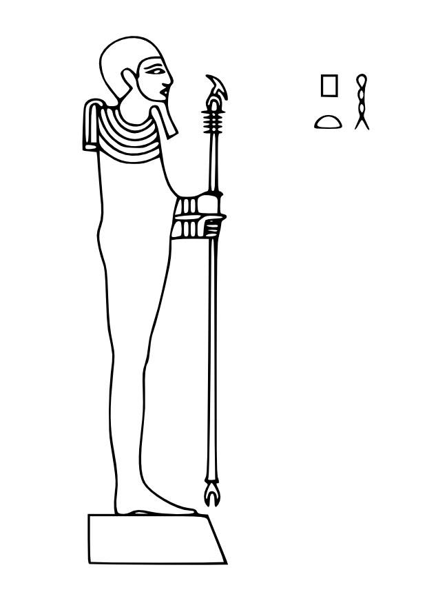 Målarbild ptah