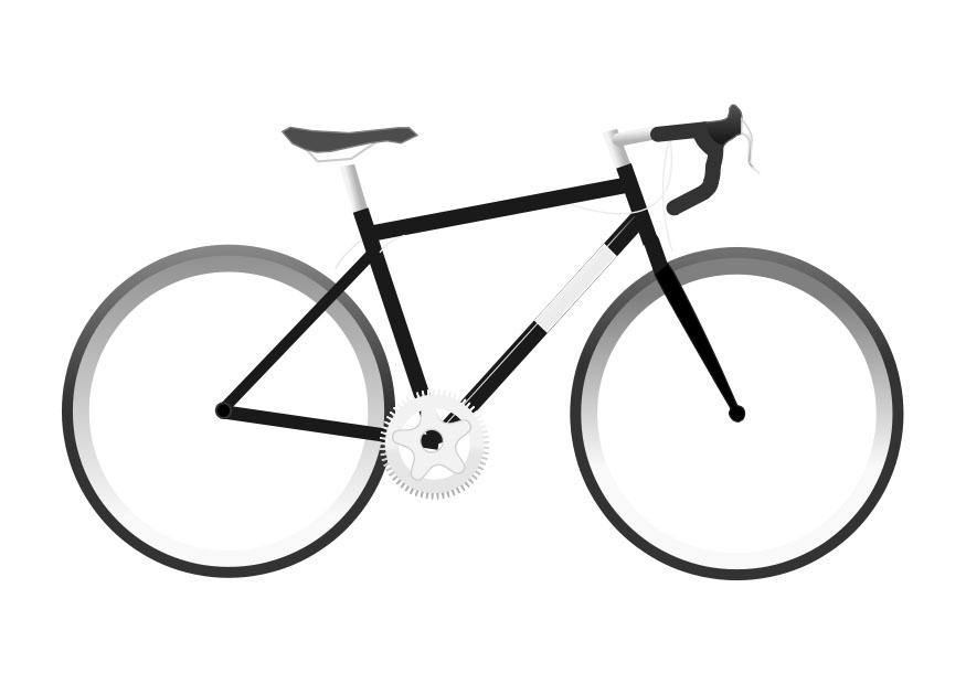 racercykel Målarbild racercykel