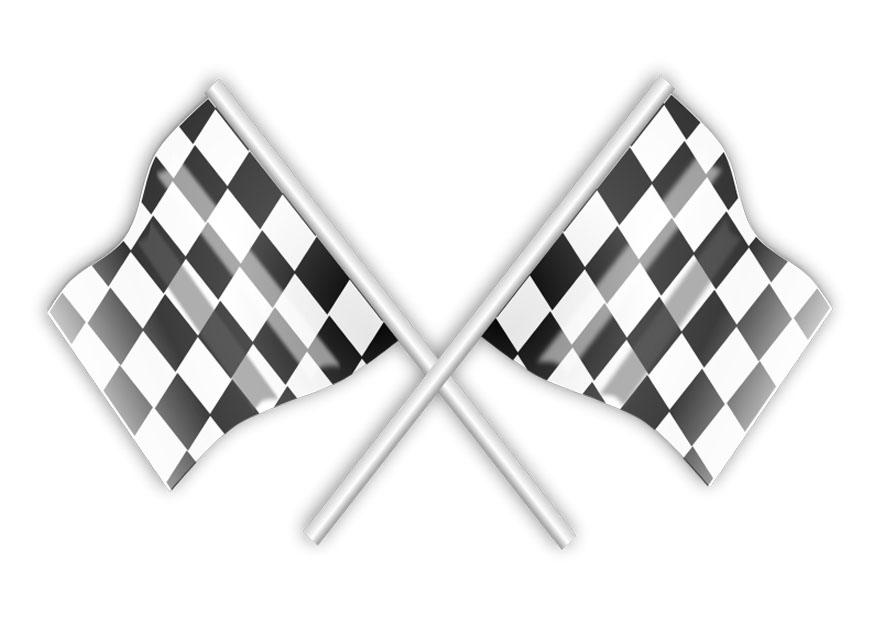 racerflaggor Målarbild racerflaggor
