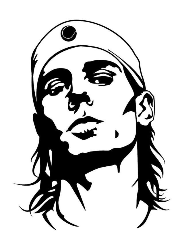 rafael nadal Målarbild rafael nadal
