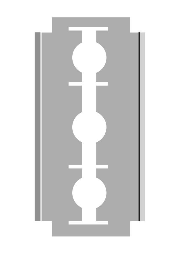 rakblad Målarbild rakblad