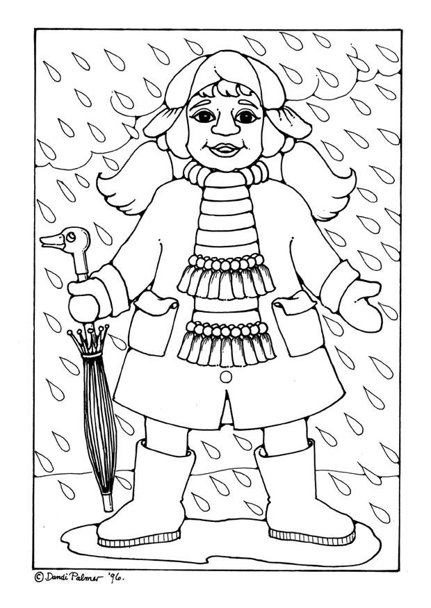 regn Målarbild regn