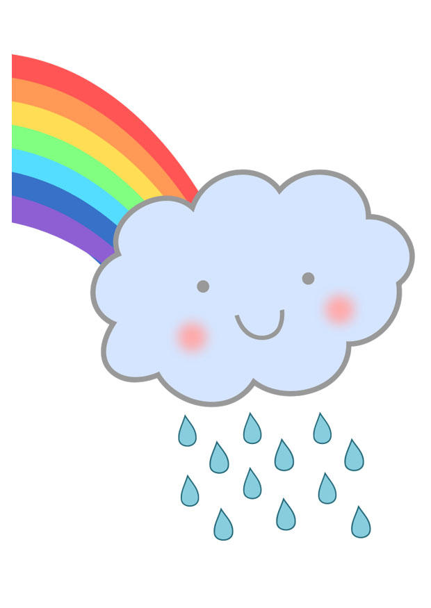 regnbA¥ge med regn bild regnbA¥ge med regn