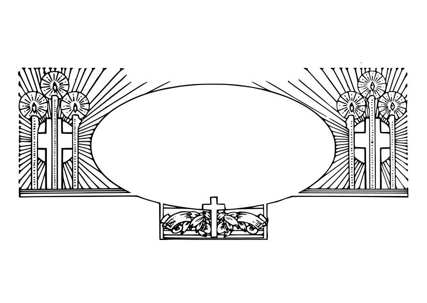 religiA¶s ram Målarbild religiA¶s ram