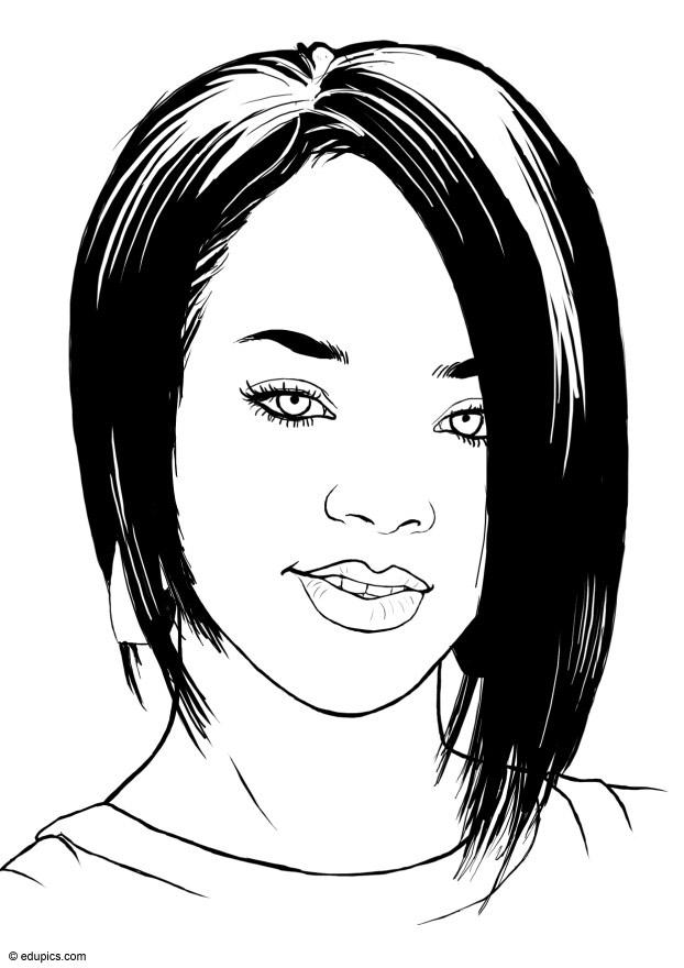rihanna Målarbild rihanna