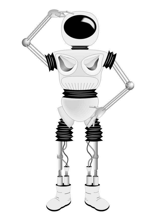robot Målarbild robot
