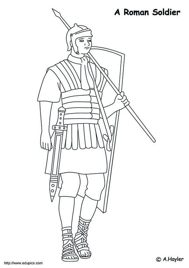 romersk soldat Målarbild romersk soldat