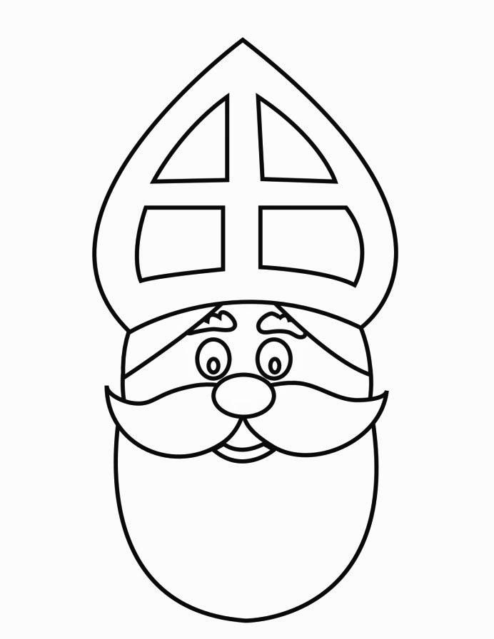 s:t nikolaus ansikte Målarbild s:t nikolaus ansikte