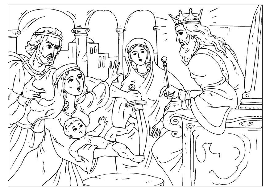 salomons dom Målarbild salomons dom