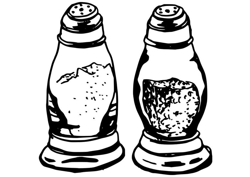 salt och peppar Målarbild salt och peppar