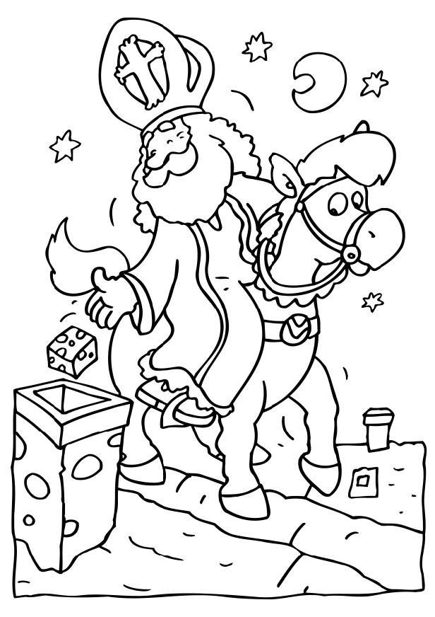 sankt nikolaus Målarbild sankt nikolaus