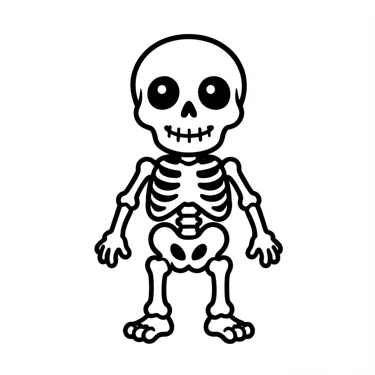 sA¶tt halloween-skelett Målarbild sA¶tt halloween-skelett