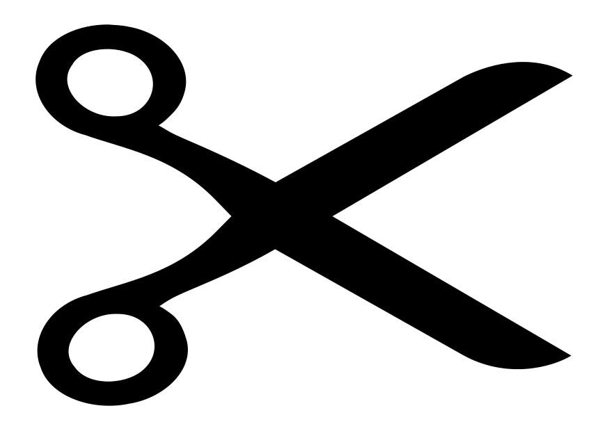 Målarbild sax