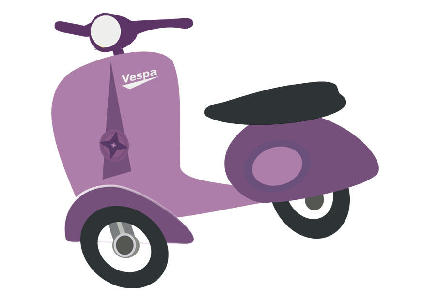 bild scooter - vespa
