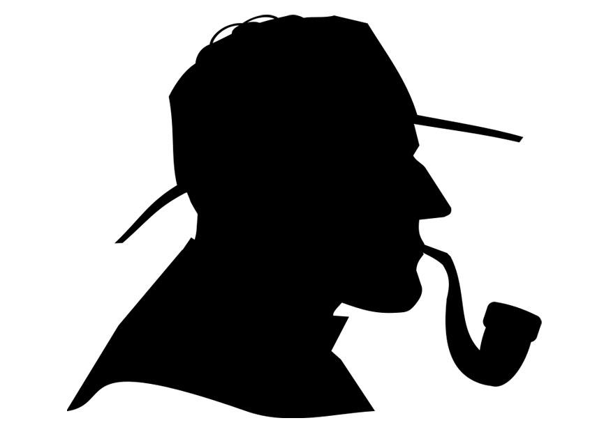 Målarbild sherlock holmes