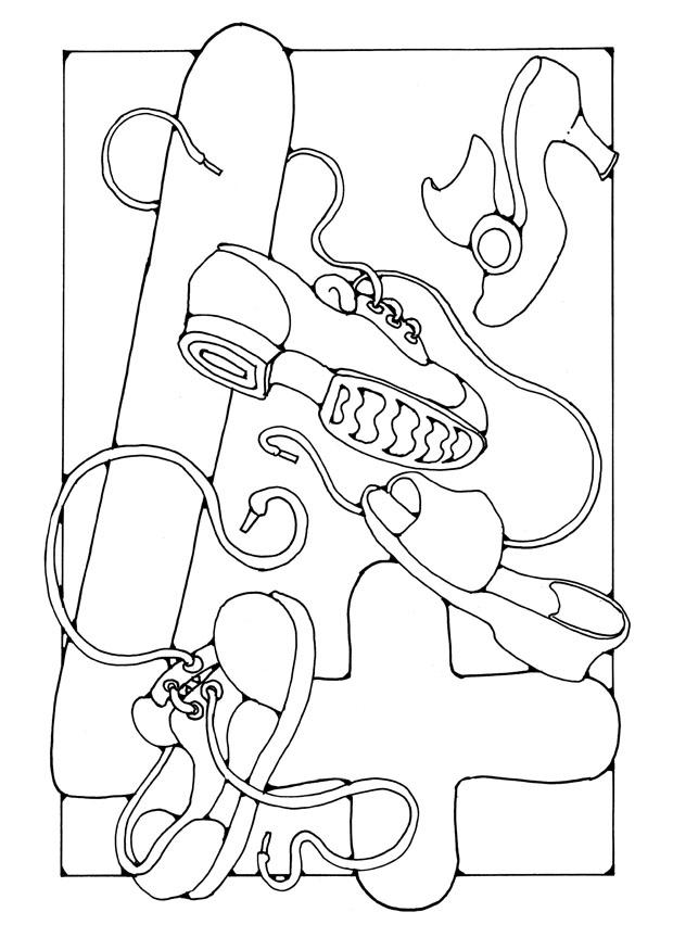 Målarbild siffra - 4