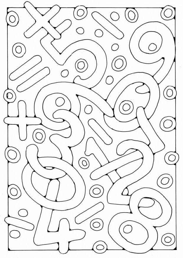 siffror Målarbild siffror