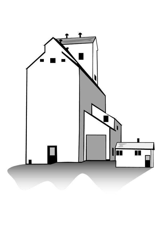silo Målarbild silo
