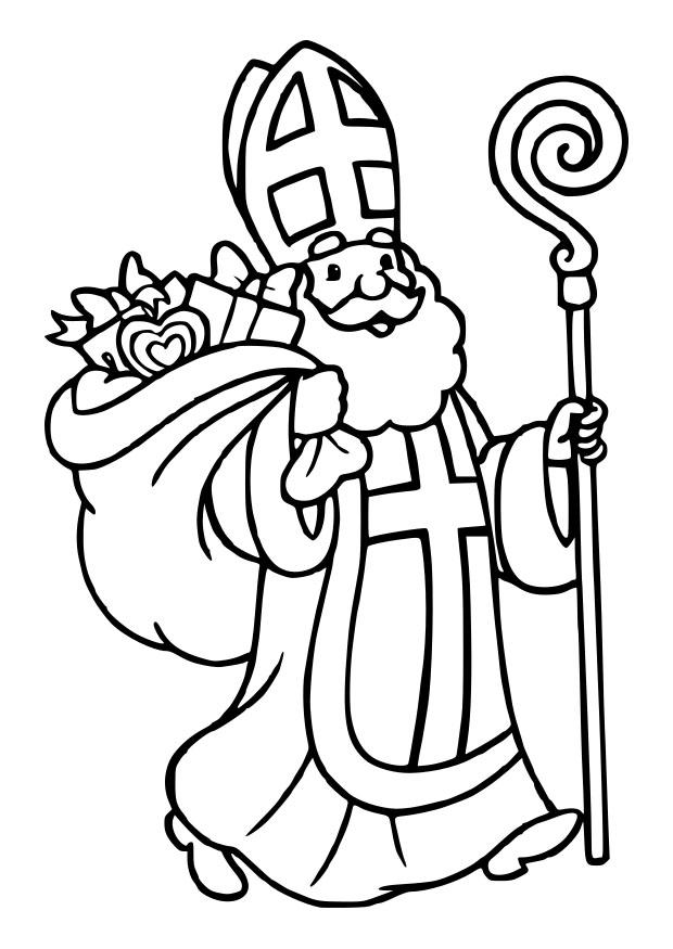 sinterklaas Målarbild sinterklaas
