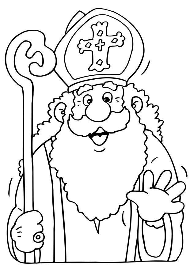 sinterklaas Målarbild sinterklaas