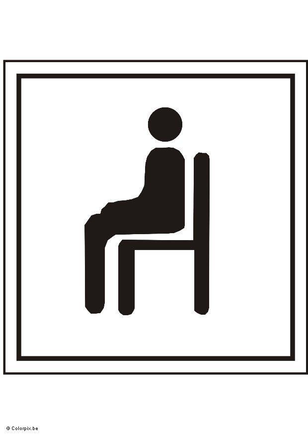 Målarbild sitt ner