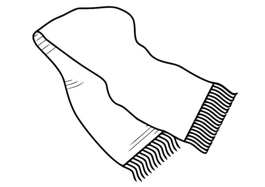 Målarbild sjal