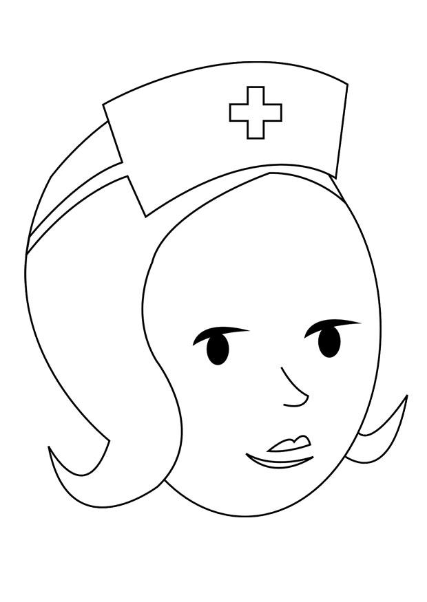 Målarbild sjukskA¶terska