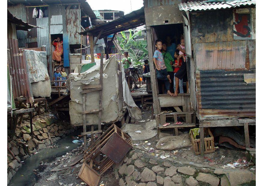 slum i jakarta Foto slum i jakarta
