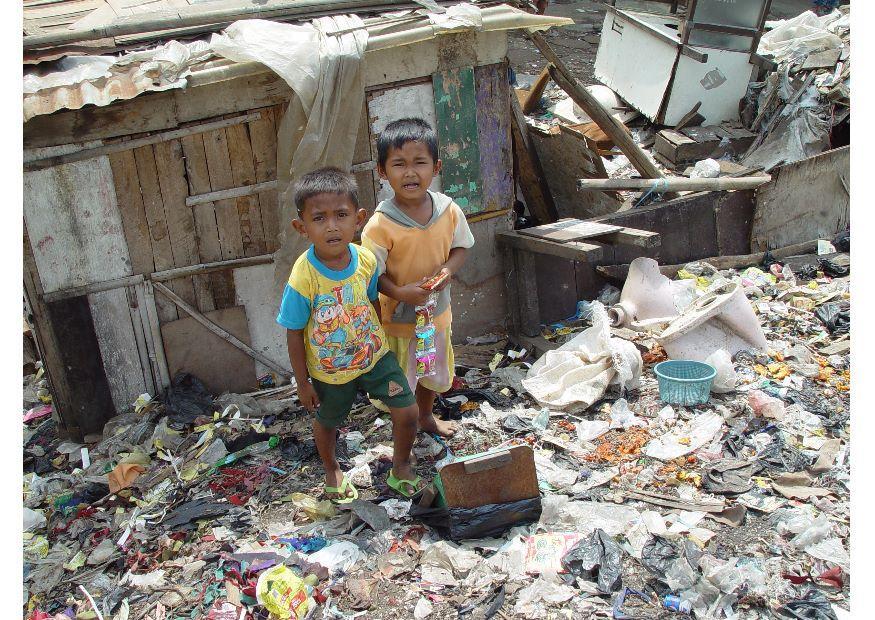 slum i jakarta Foto slum i jakarta