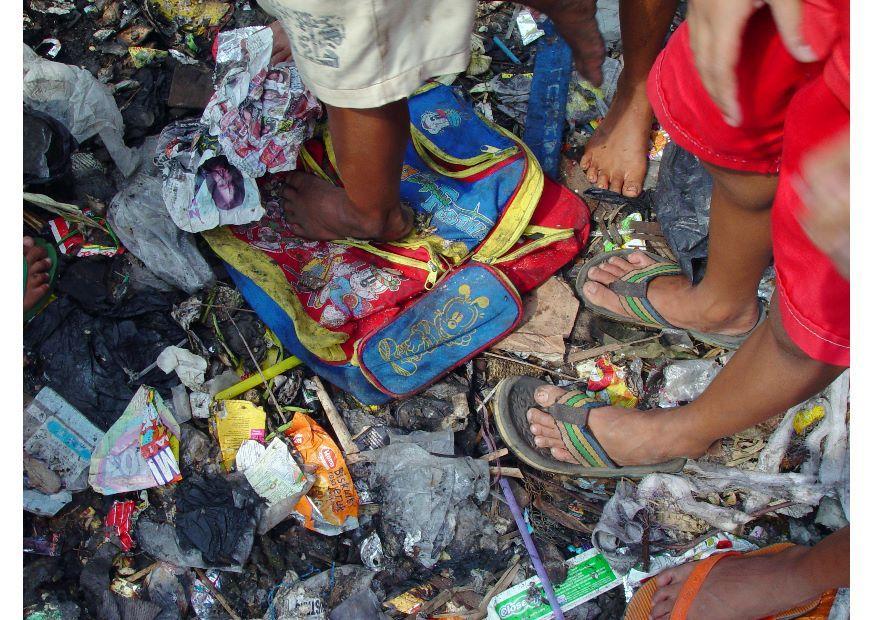slum i jakarta Foto slum i jakarta