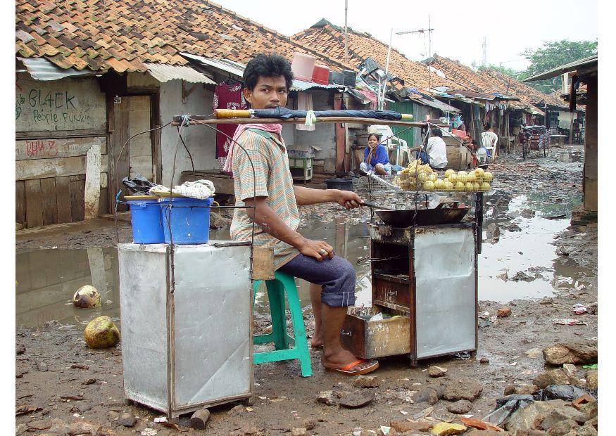 slum i jakarta Foto slum i jakarta