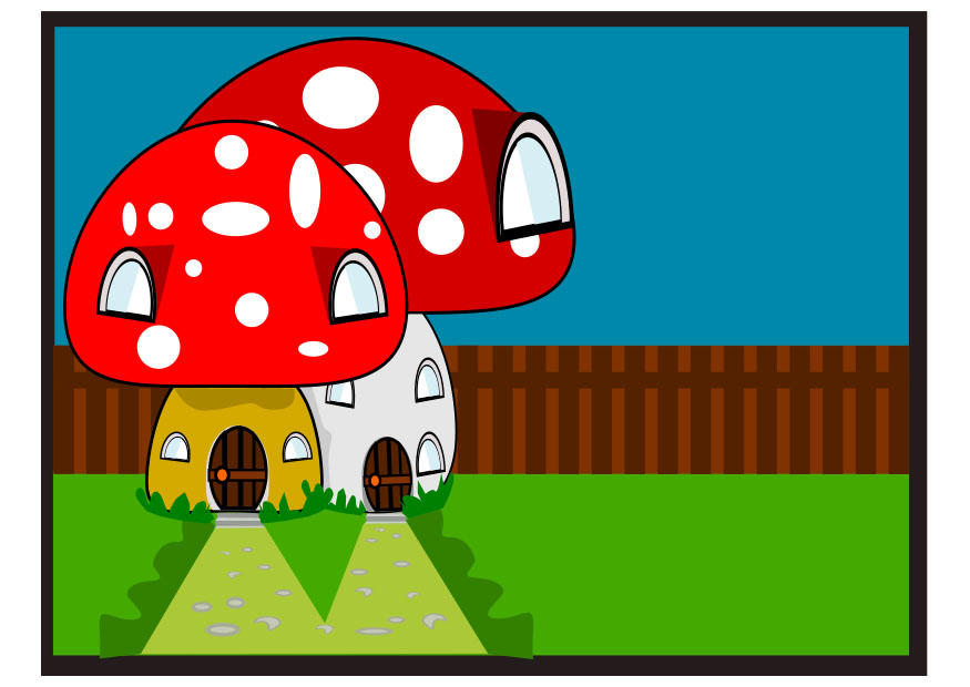 smurfhus bild smurfhus