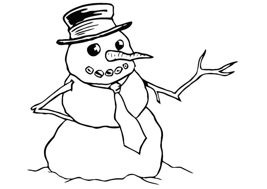 snA¶gubbe Målarbild snA¶gubbe