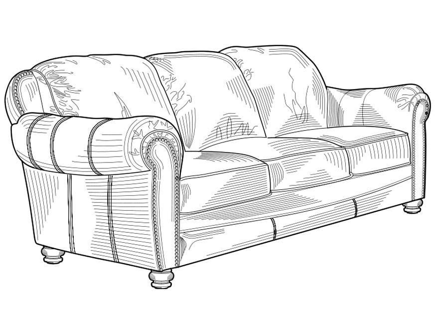 soffa Målarbild soffa