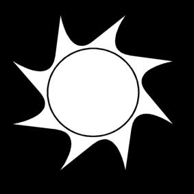 sol Målarbild sol