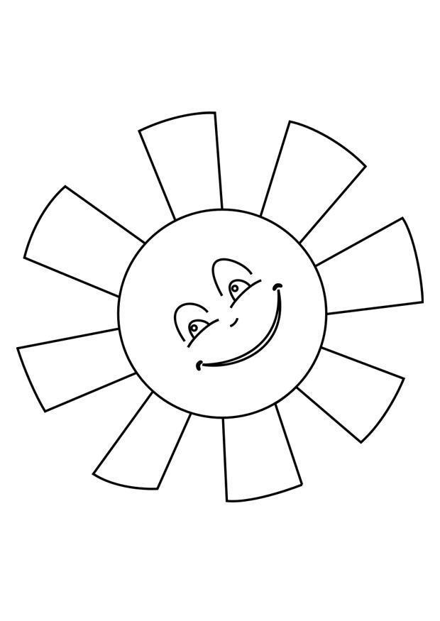 sol Målarbild sol