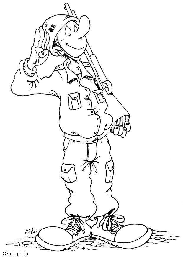 soldat Målarbild soldat