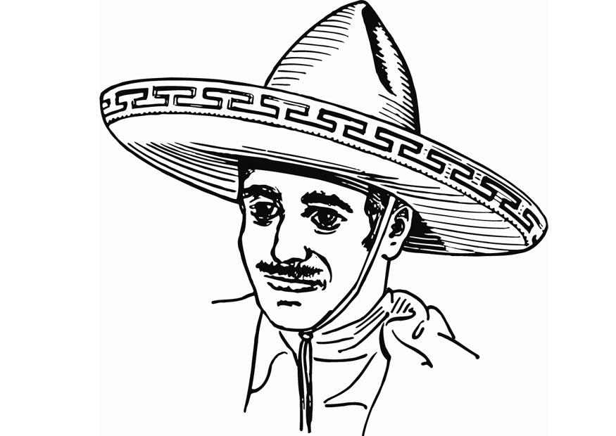 sombrero Målarbild sombrero