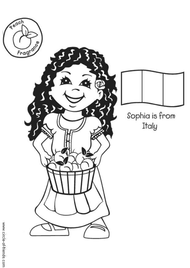 Målarbild sophia frA¥n italien