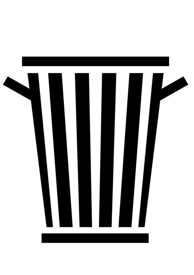 soptunna Målarbild soptunna